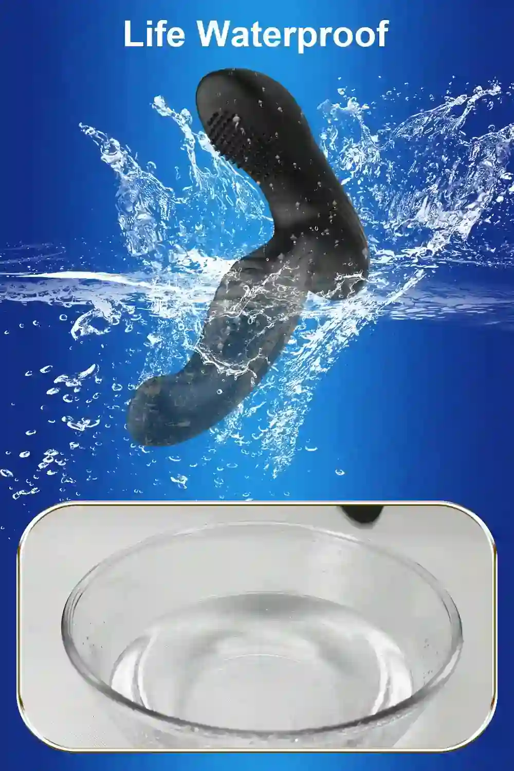 plug anal ergonomique en silicone medical