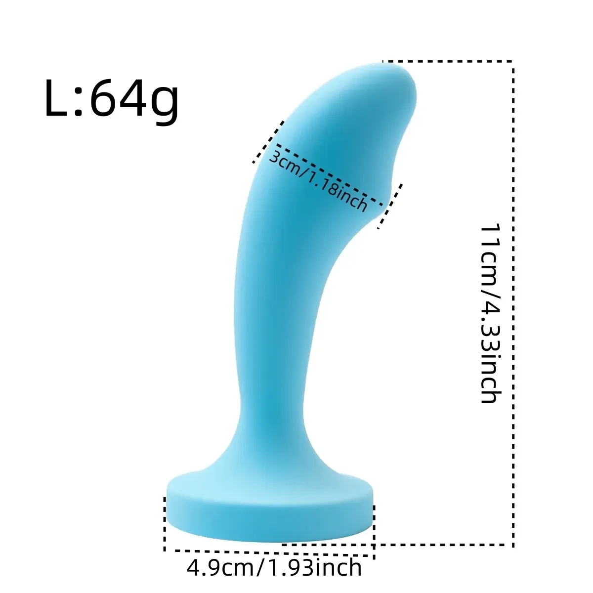 plug anal ergonomique en silicone souple