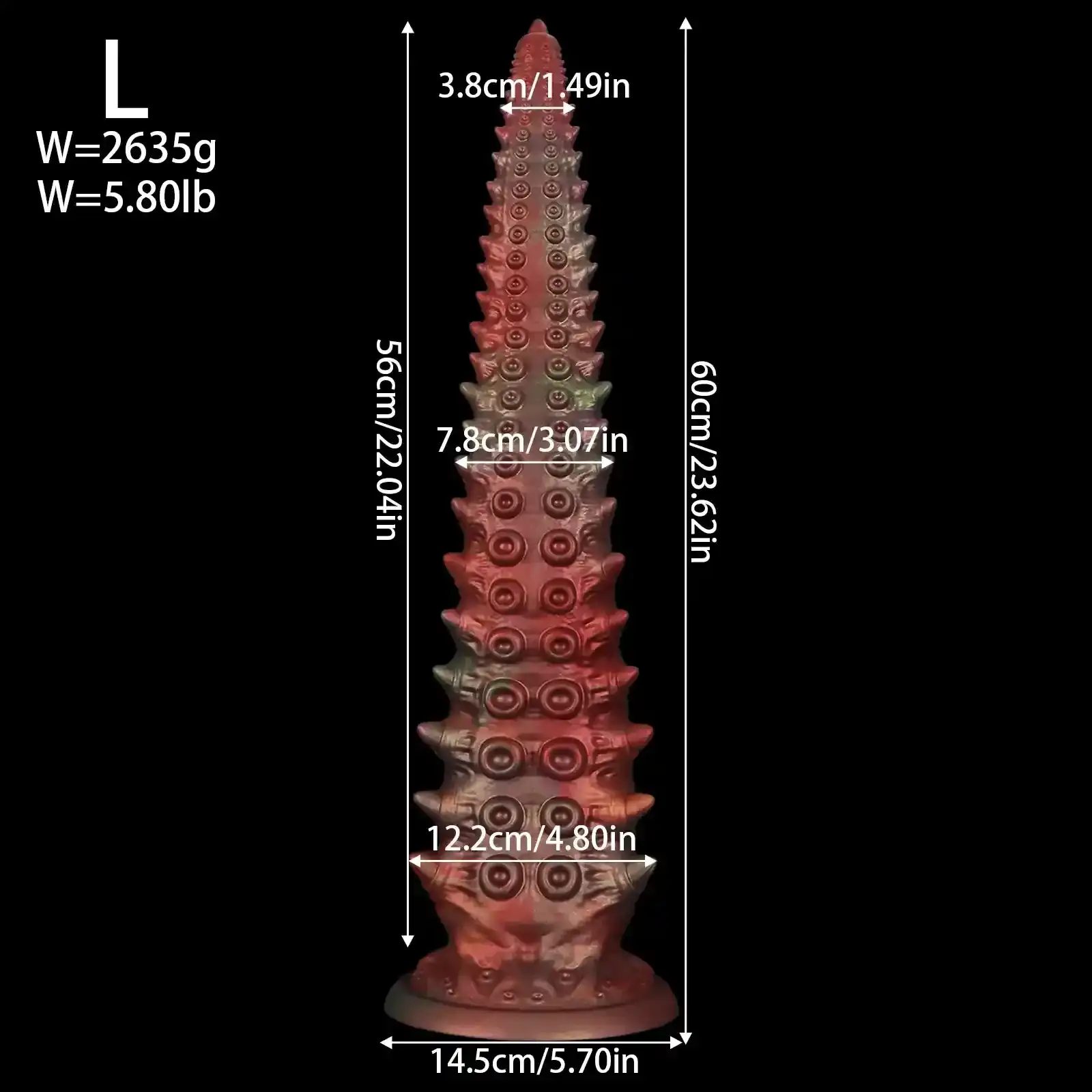 plug anal extra large en silicone