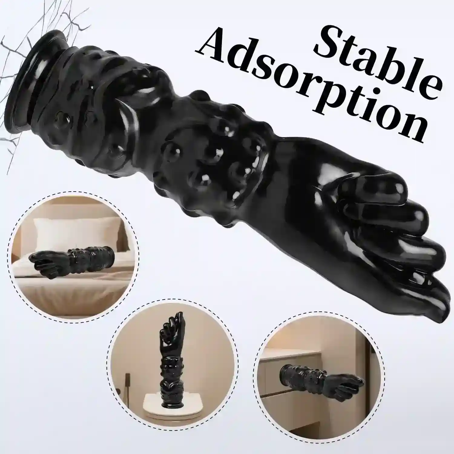 plug anal forme de poing silicone