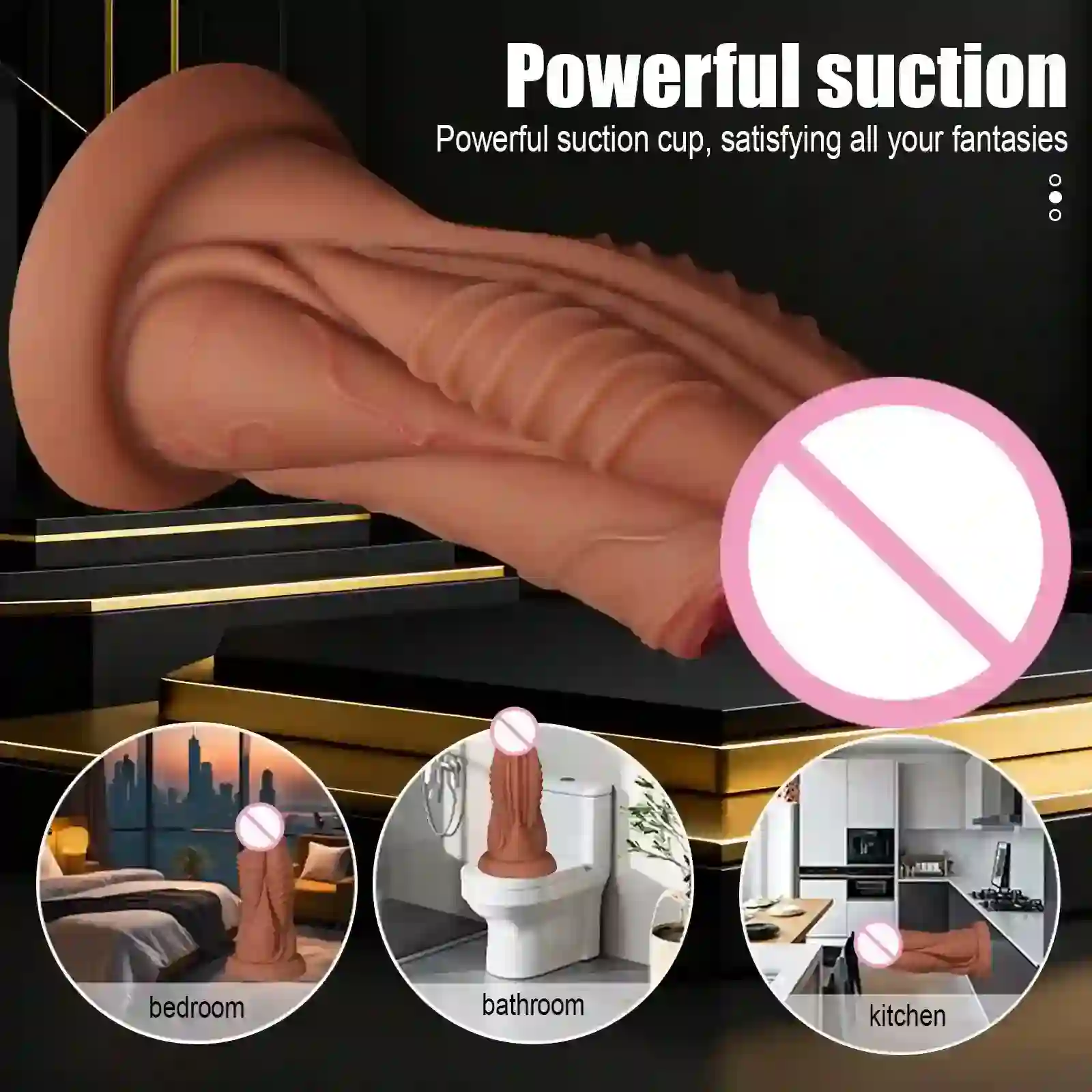 plug anal geant en silicone liquide