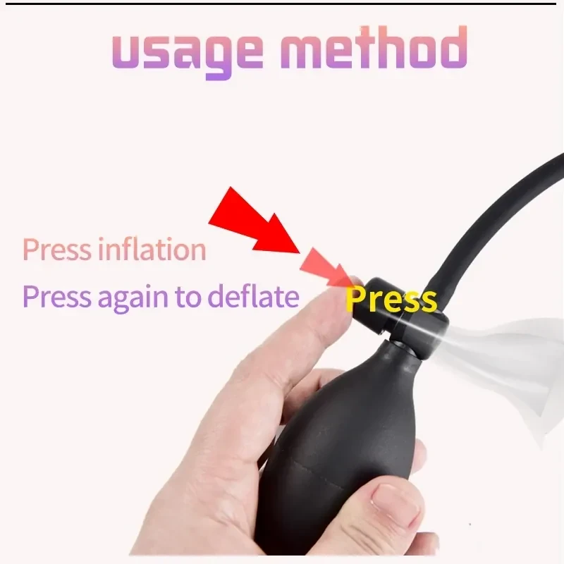 plug anal gonflable a expansion variable