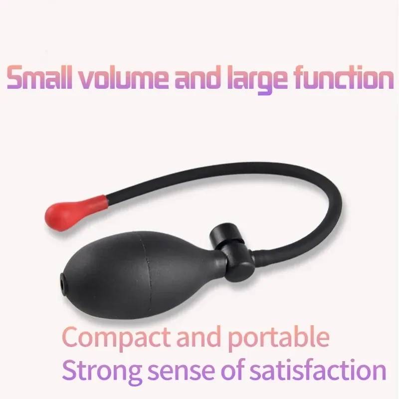 plug anal gonflable en silicone hypoallergenique