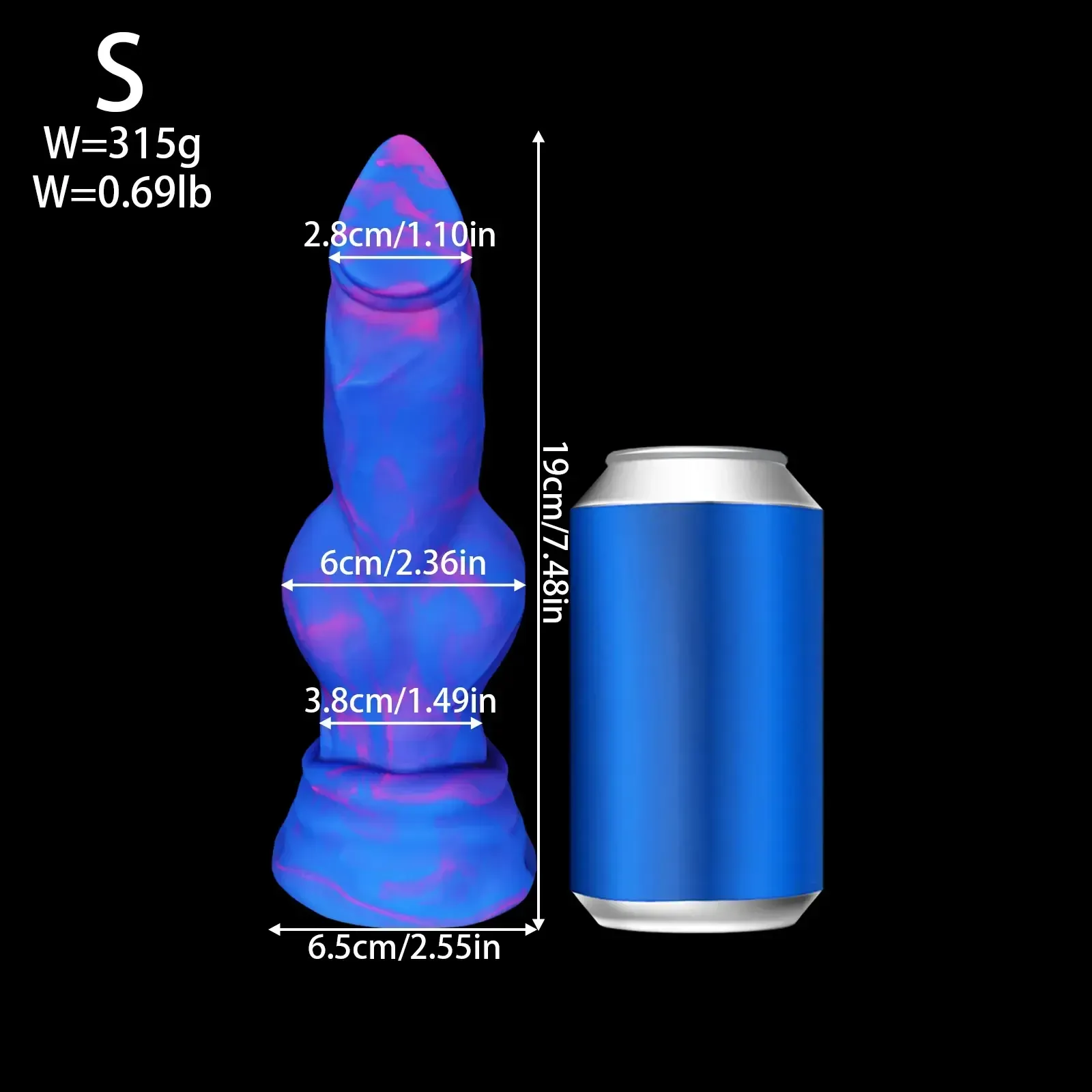 plug anal incurve silicone liquide