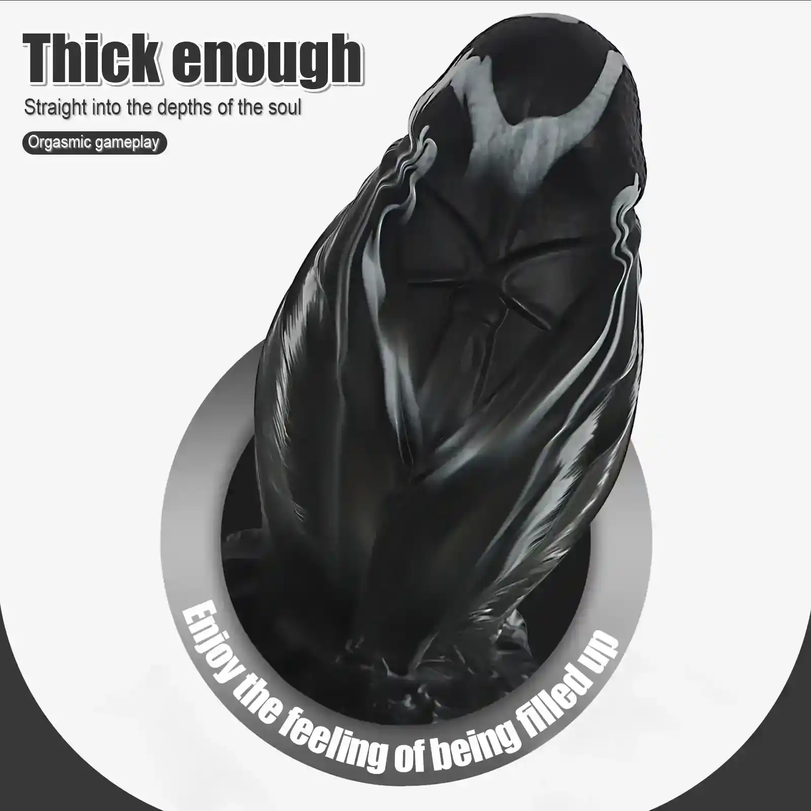 plug anal liquide avec base ventouse