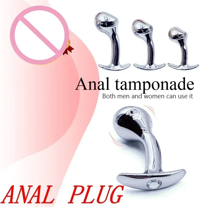 plug anal metal avec gemme 1