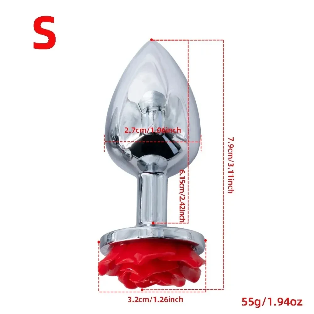 plug anal métal rose moyen modèle