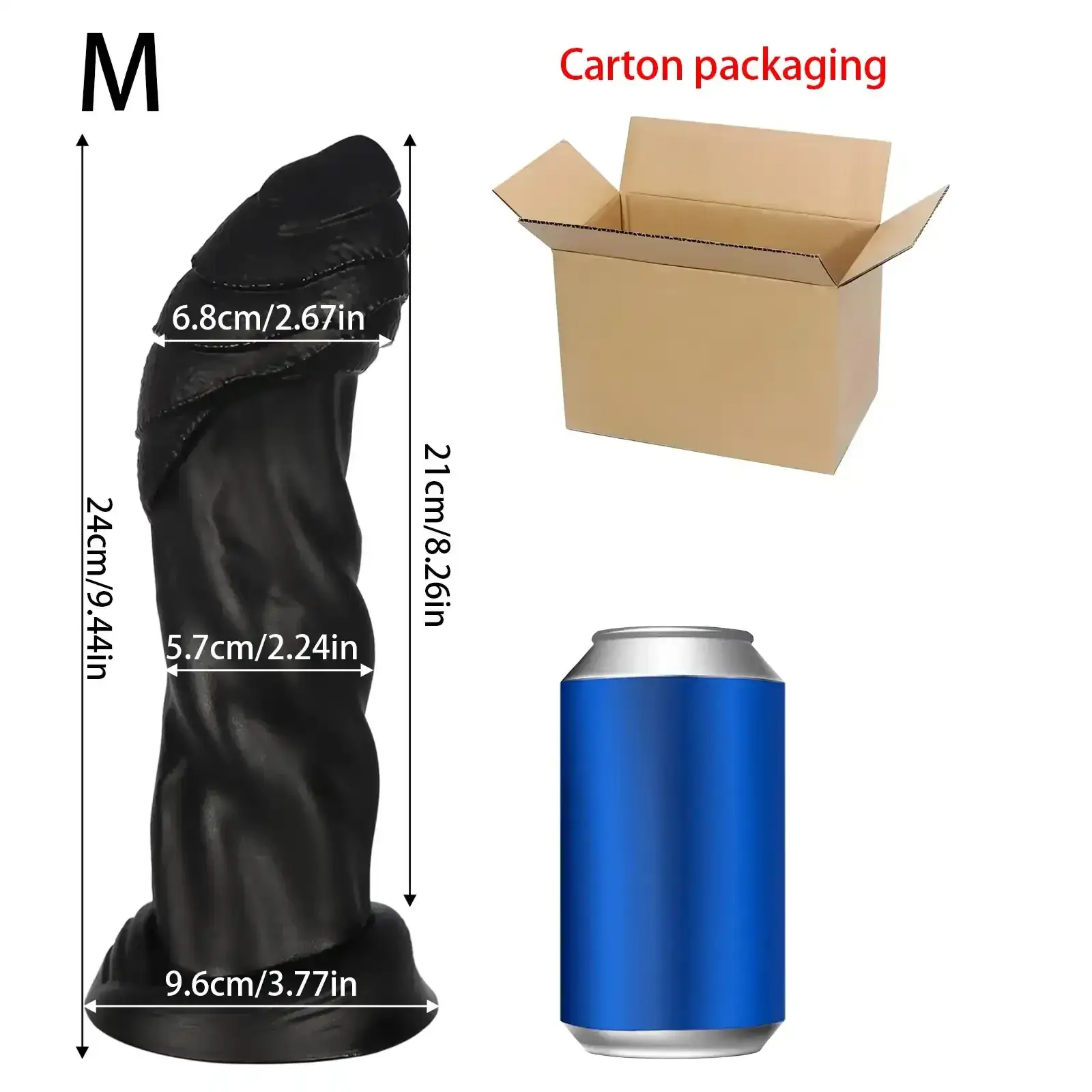 plug anal monstre en pvc avec texture