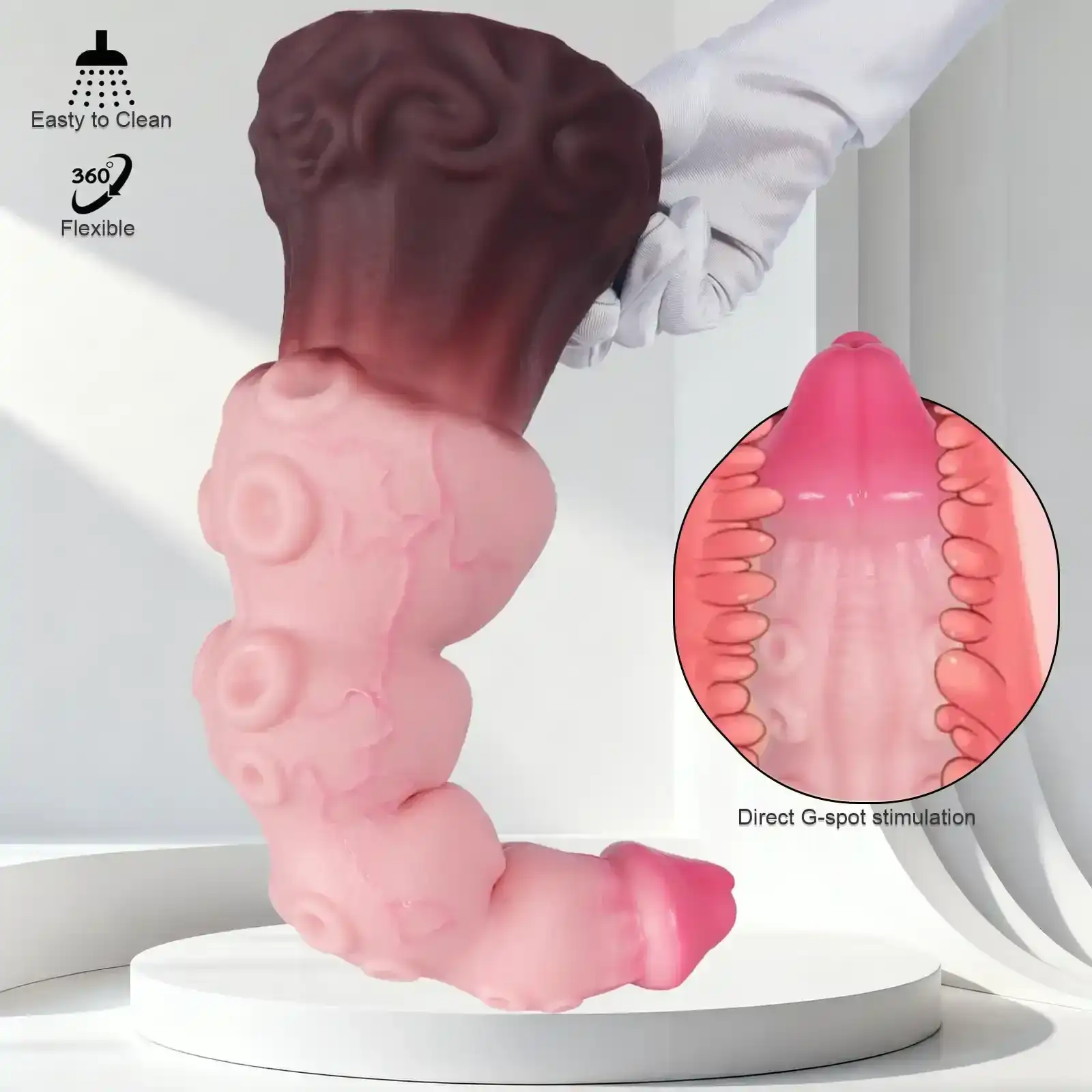 plug anal noeud texture pour stimulation