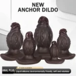 plug anal noir en silicone médical