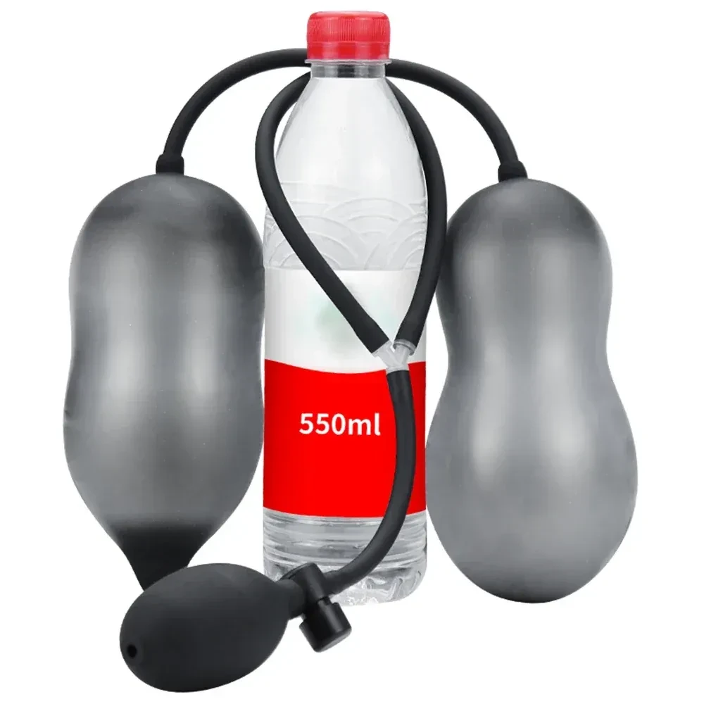 plug anal noir gonflable a texture