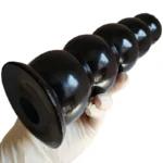 plug anal perles graduées 190mm silicone