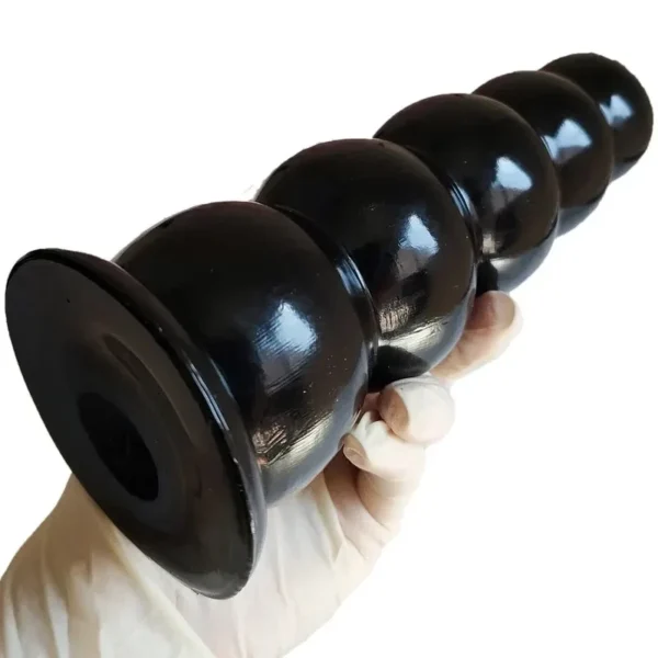 plug anal perles graduées 190mm silicone
