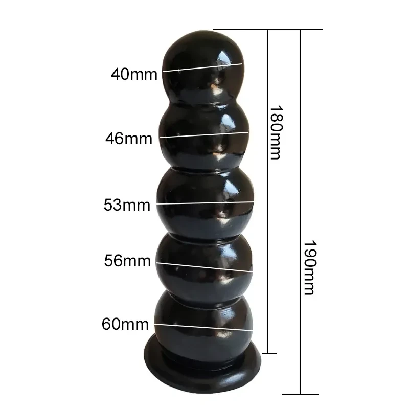 plug anal perles graduees pour femme