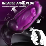 plug anal progressif gonflable en silicone