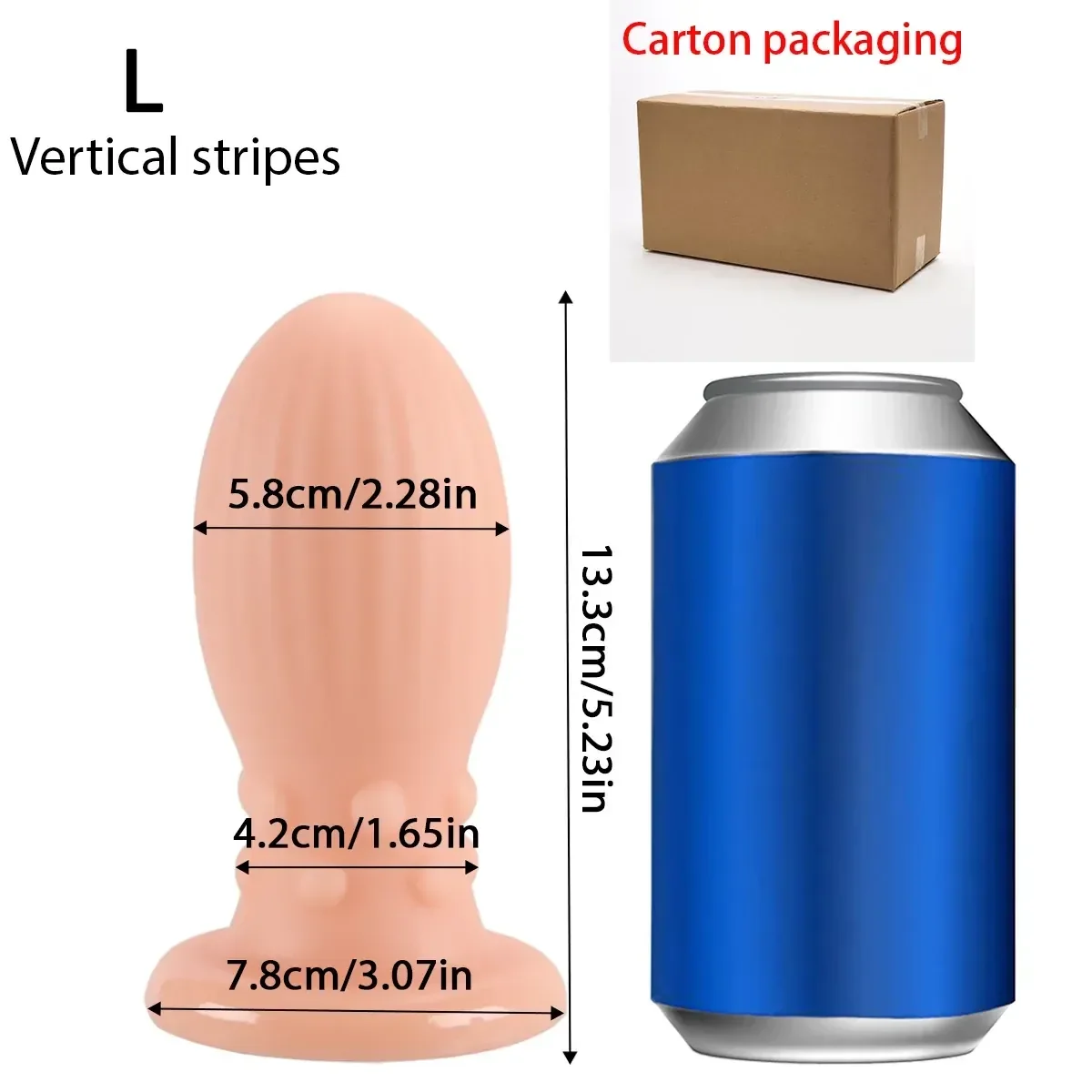 plug anal pvc filete grande taille