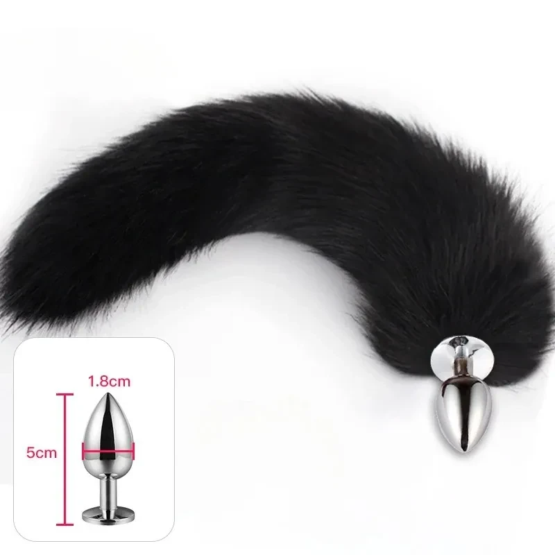 plug anal queue de renard petite et discrète