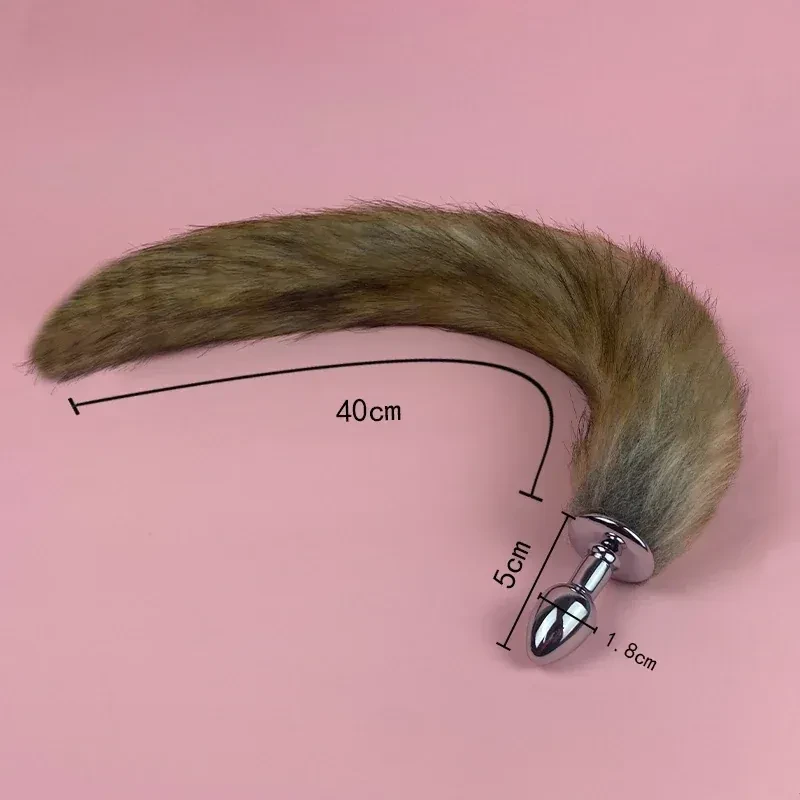plug anal queue de renard toucher agreable