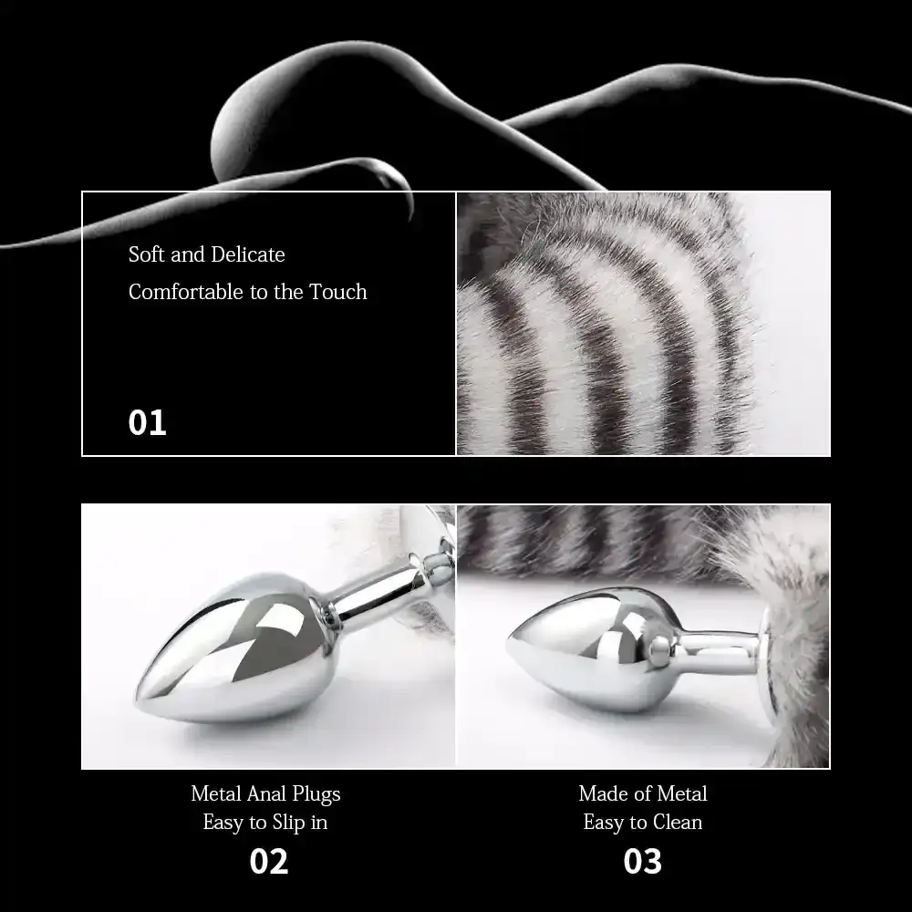 plug anal queue detachable noire