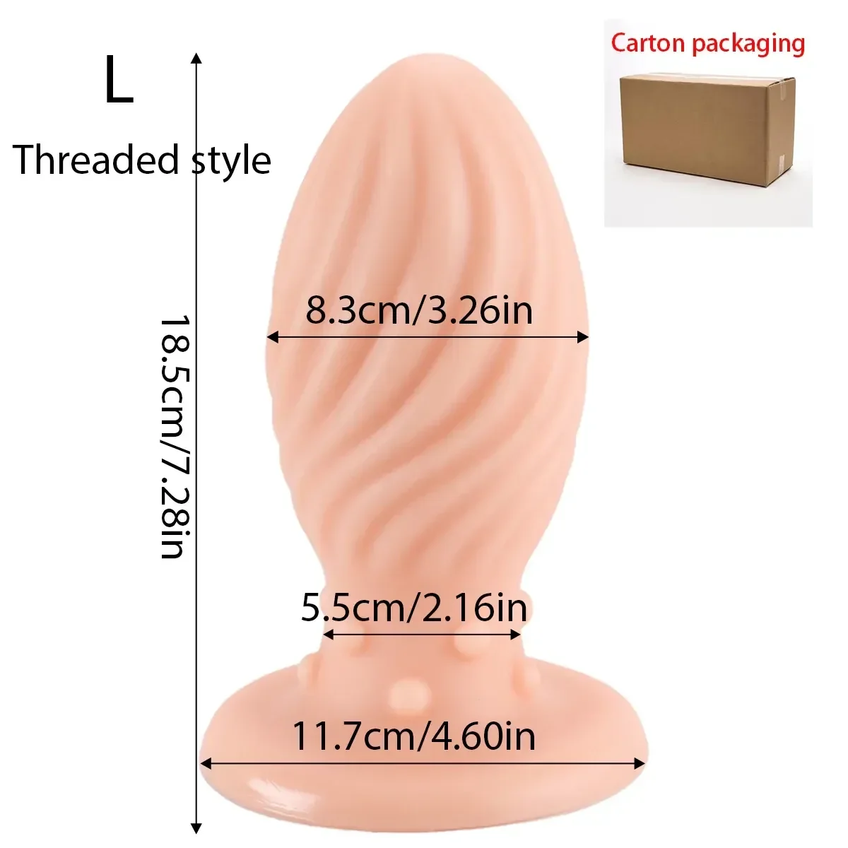 plug anal rayures verticales petit modele