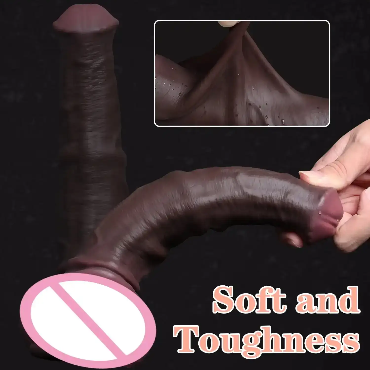 plug anal réaliste avec détails veineux