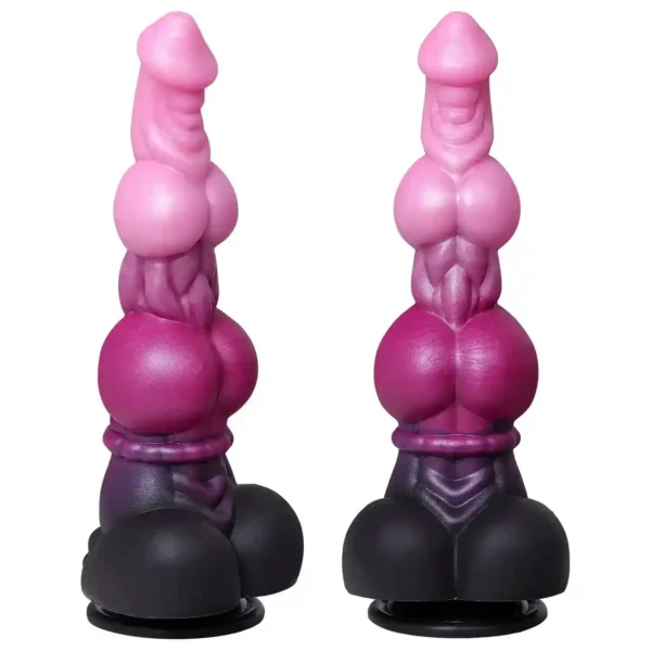 plug anal réaliste noir en silicone