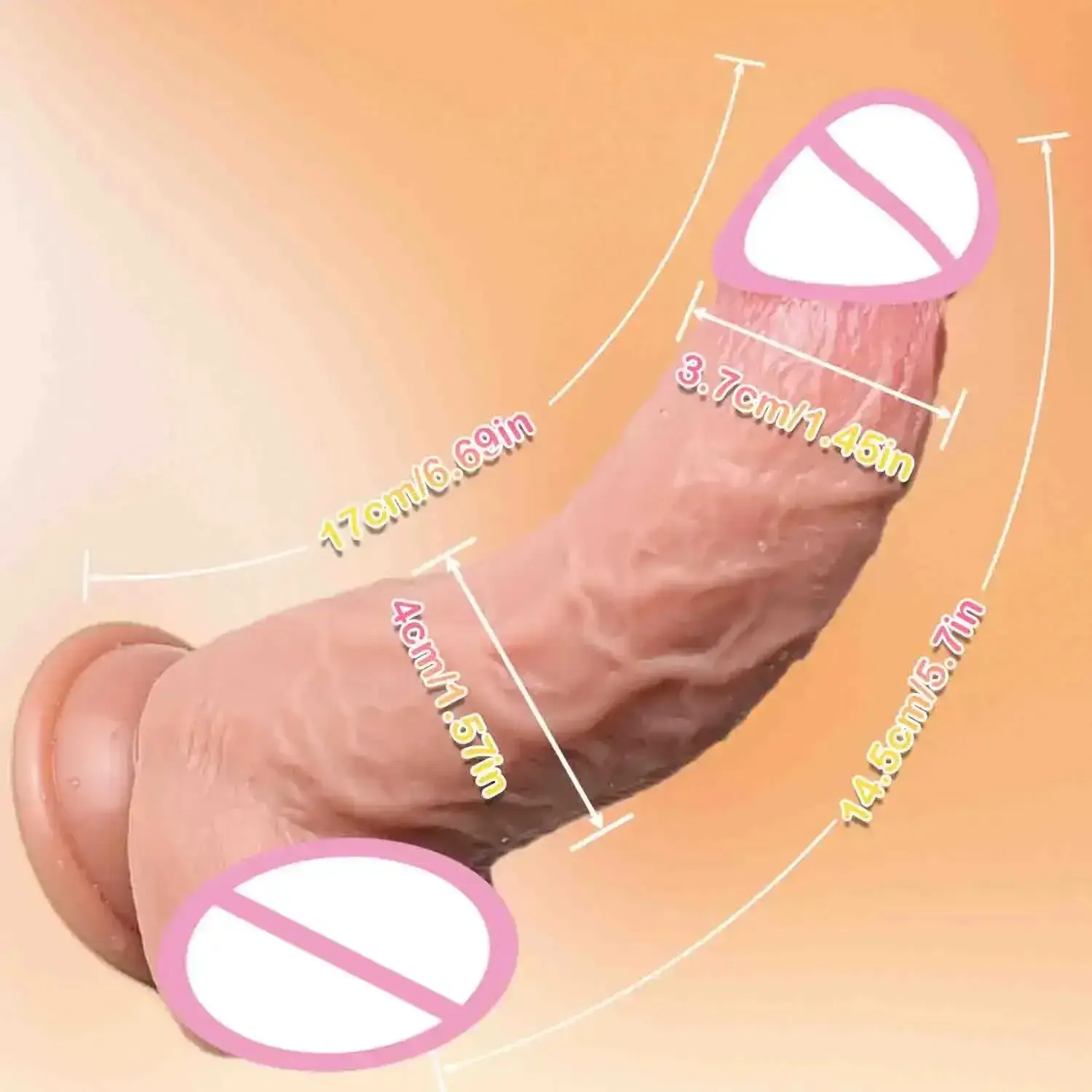 plug anal réaliste ventouse pour stimulation intense