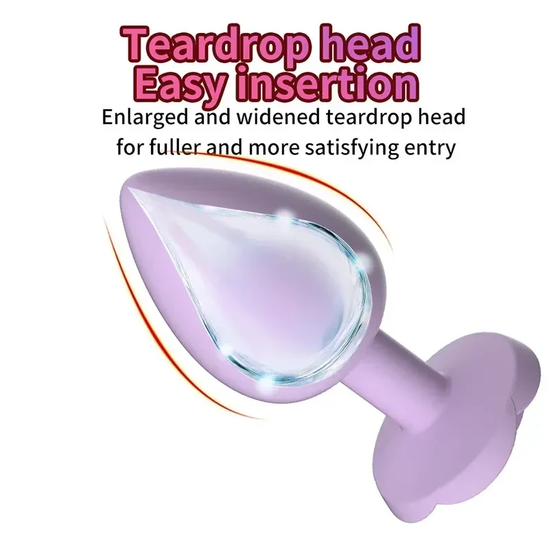 plug anal rose pour debutant souple