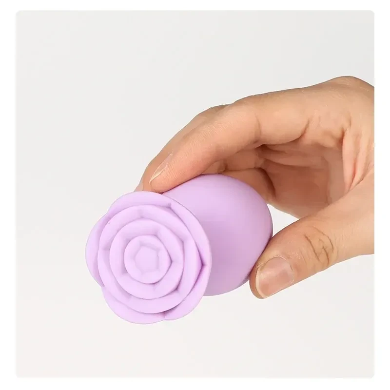 plug anal rose texture lisse souple