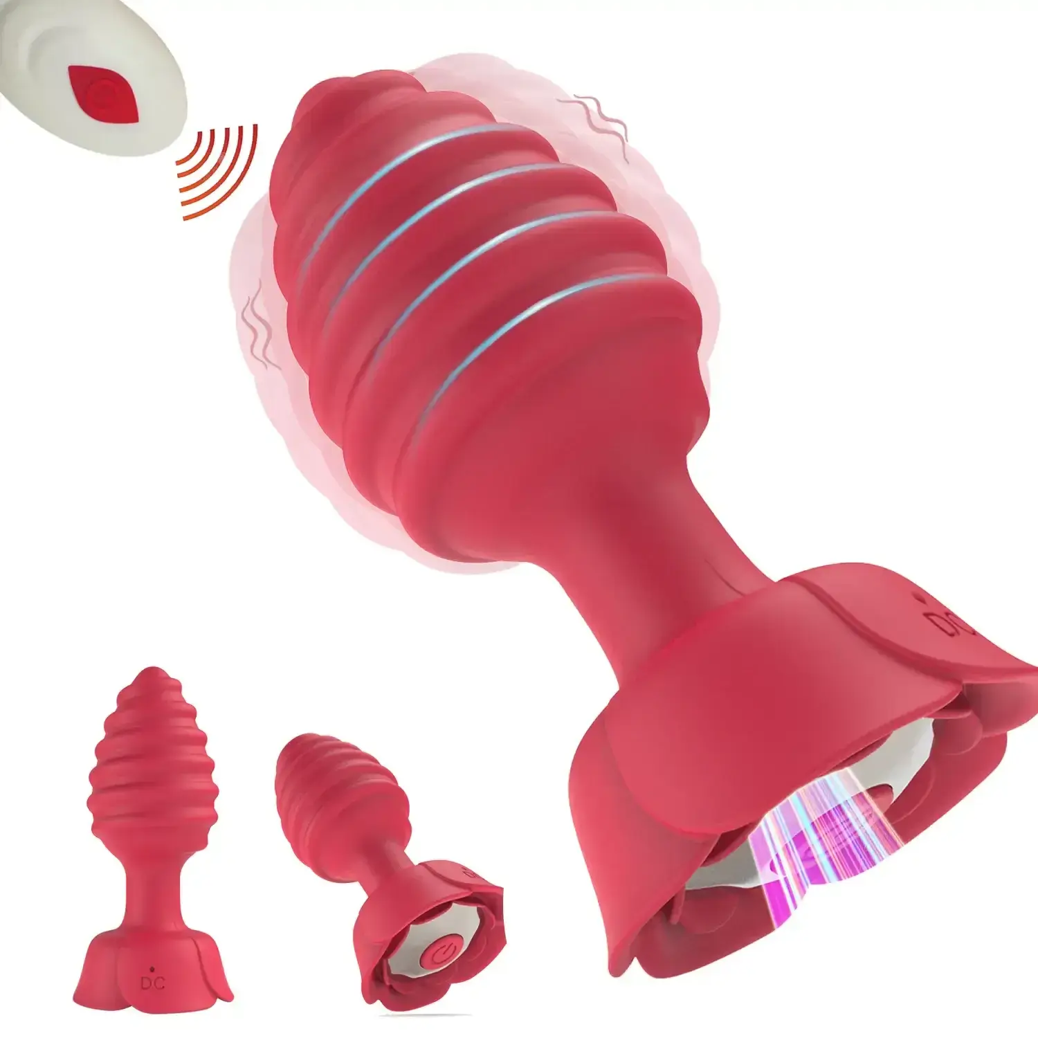 plug anal rose vibrant pour homme