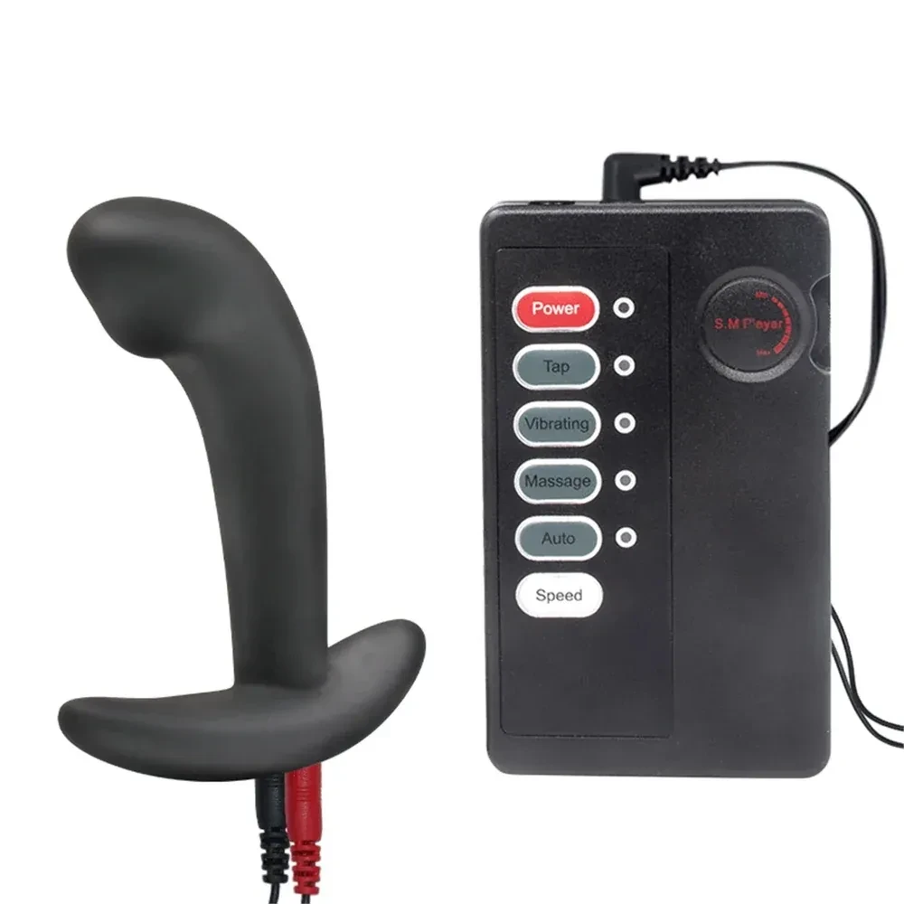 plug anal silicone avec electrodes prostate