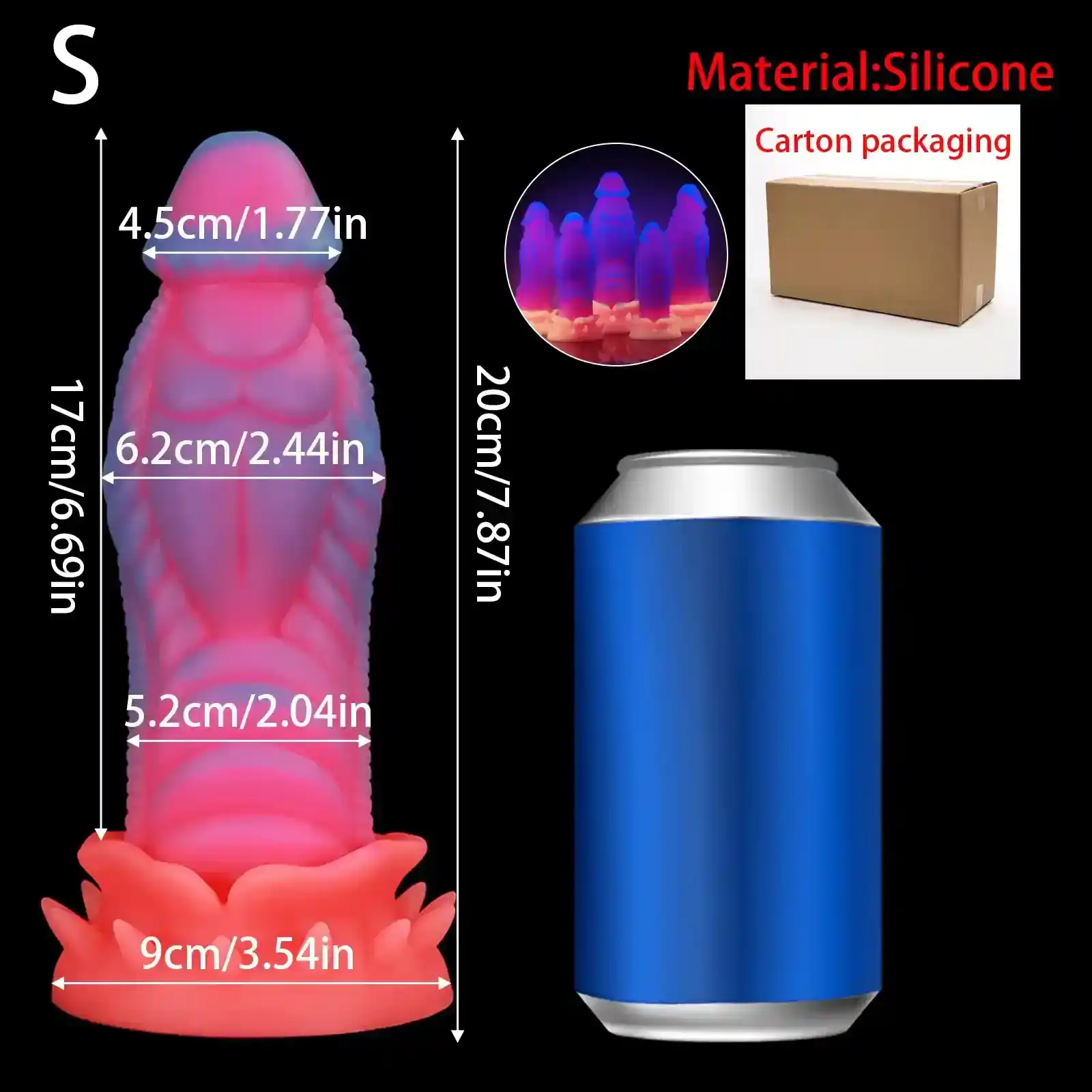 plug anal silicone medical a noeuds