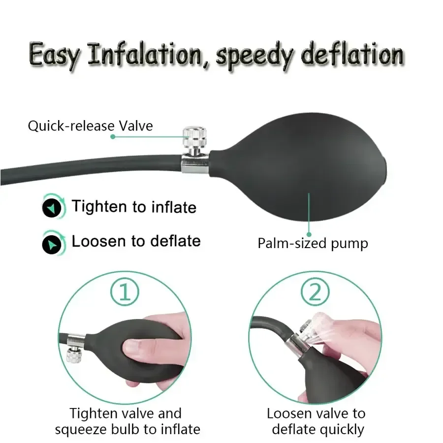 plug anal silicone medical ajustable