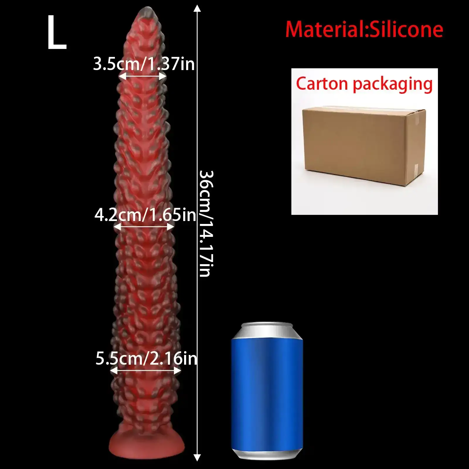 plug anal silicone medical avec ventouse 1