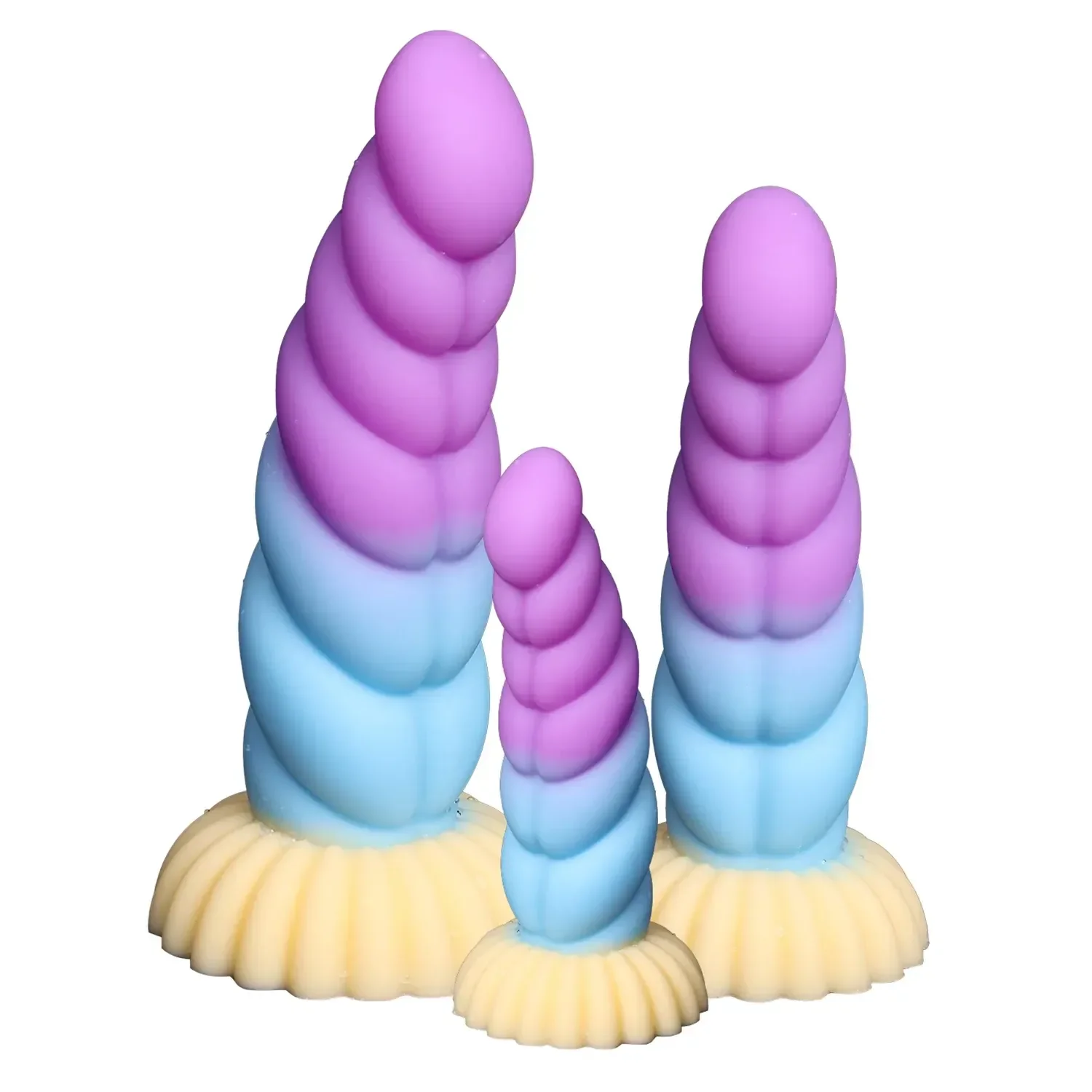 plug anal silicone medical avec ventouse 3