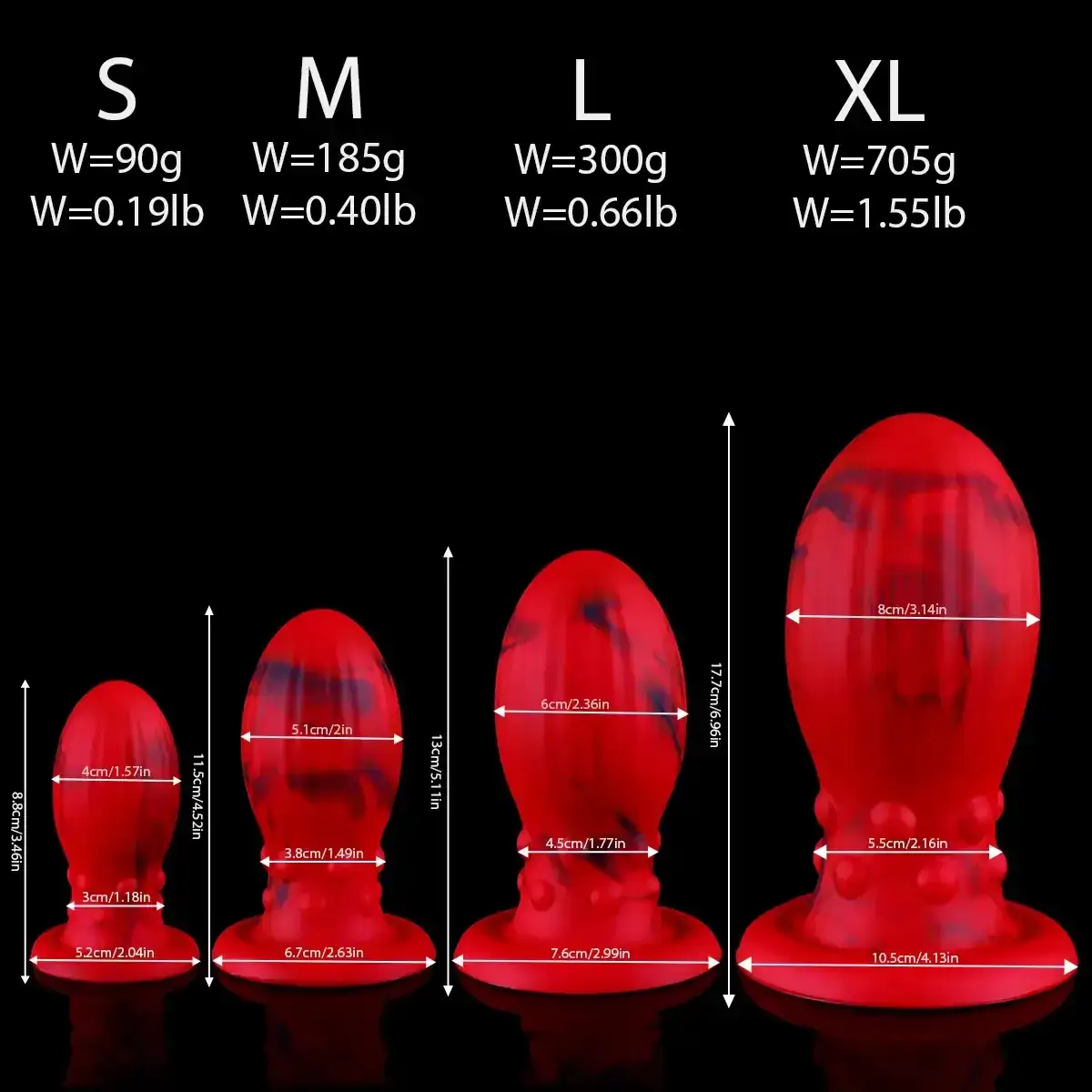 plug anal silicone medical grande taille 1