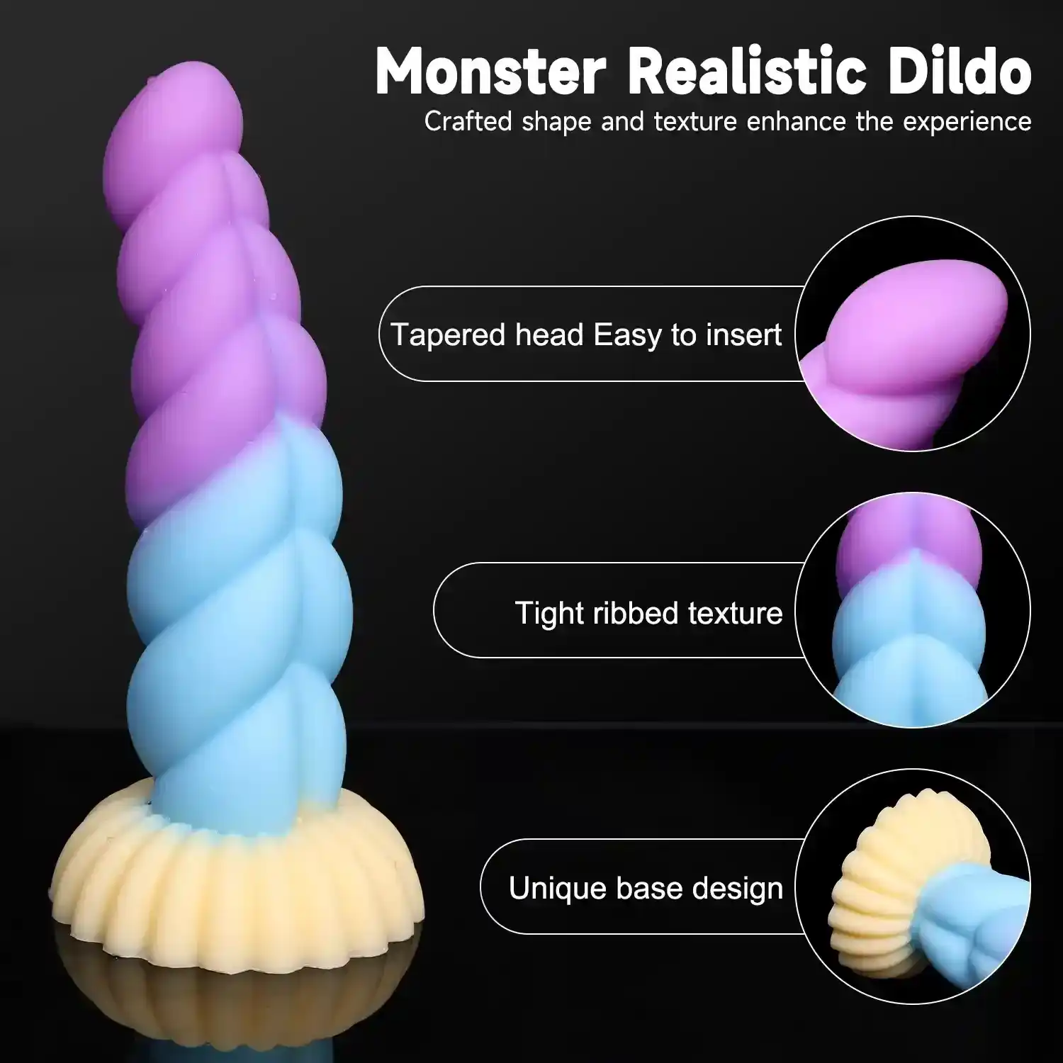 plug anal silicone medical grande taille ventouse