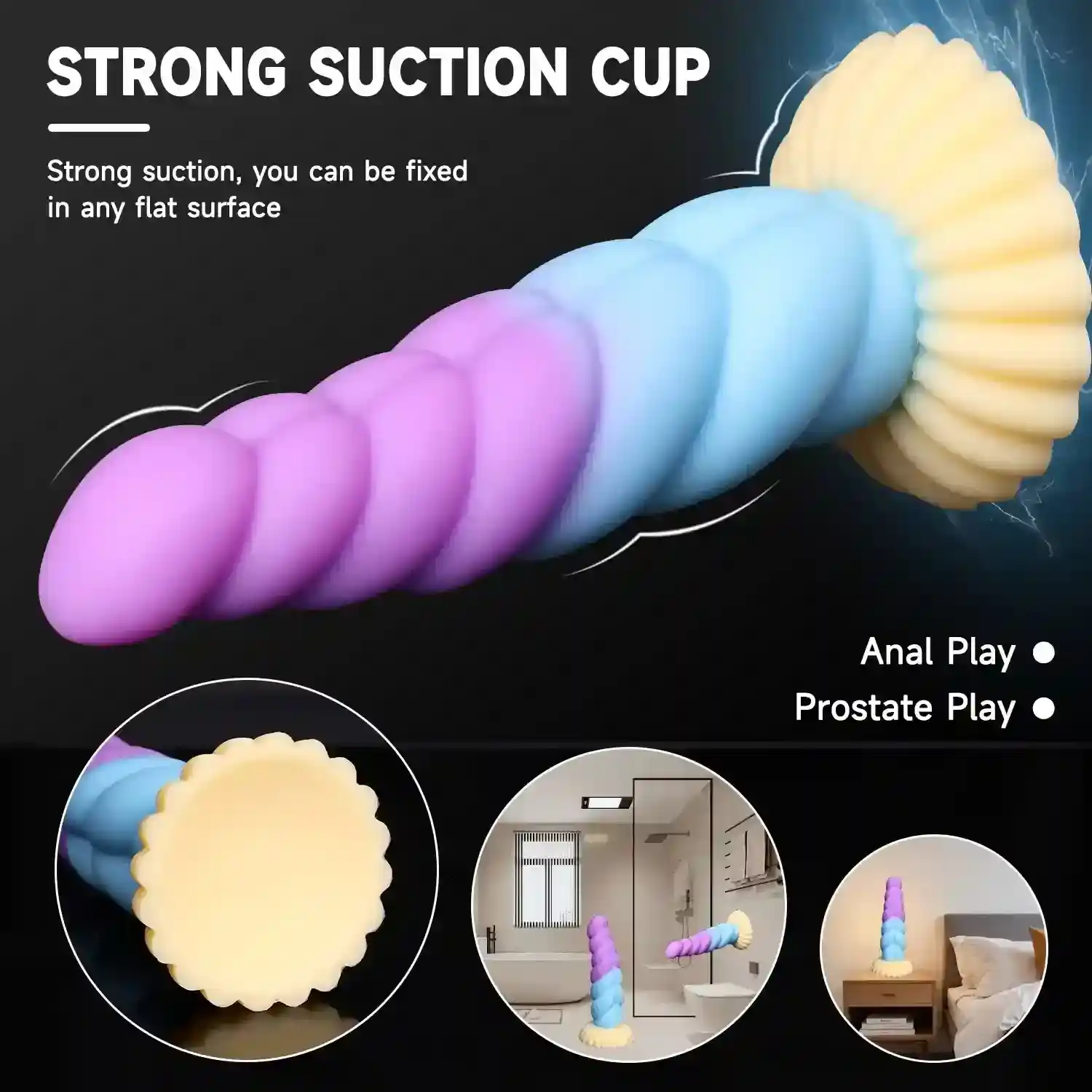 plug anal silicone medical lisse et incurve