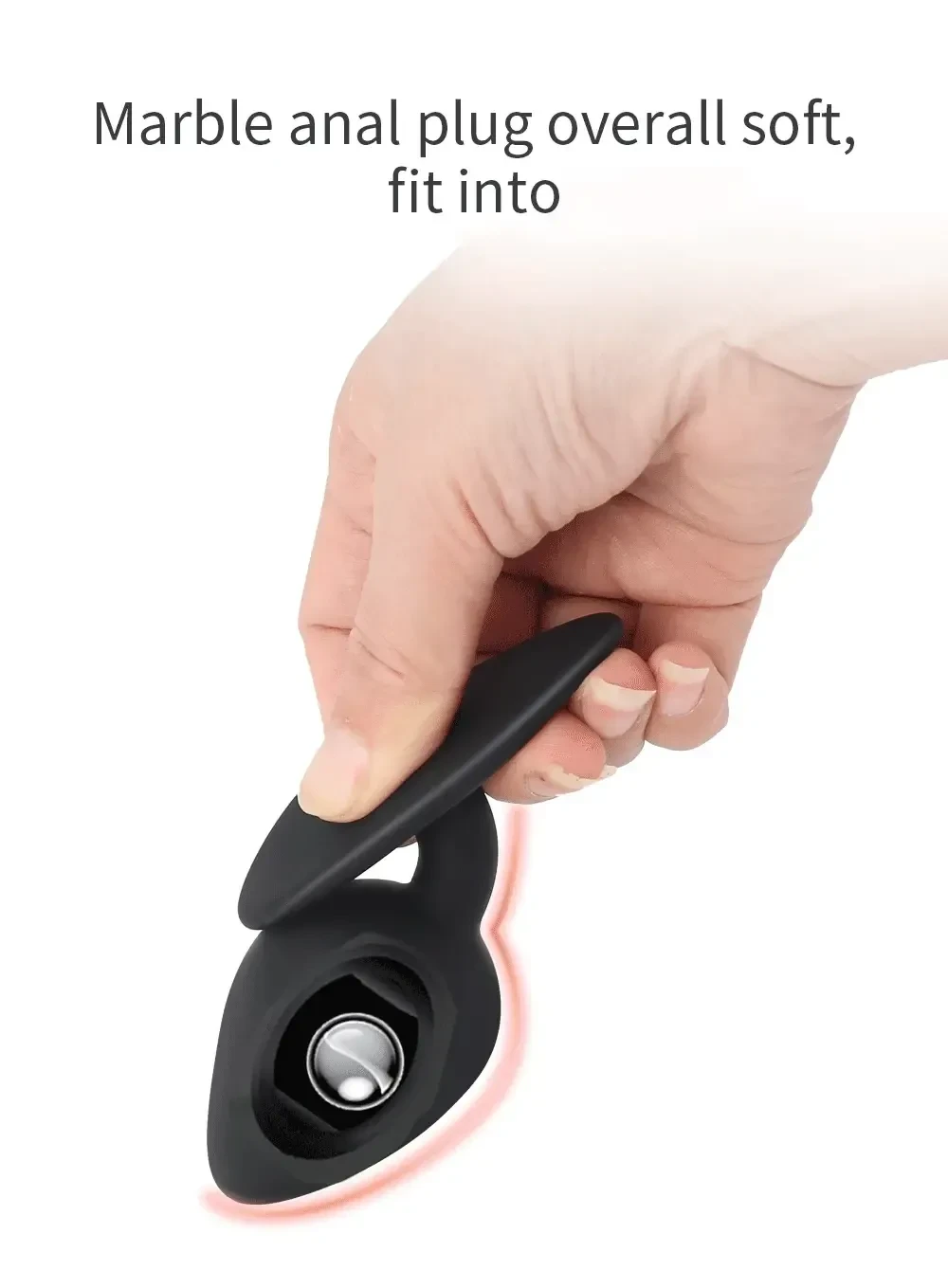 plug anal silicone premium noir