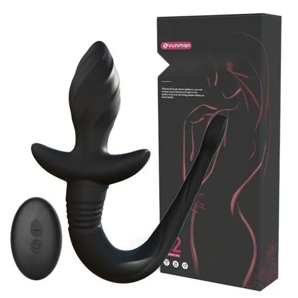 plug anal silicone queue de chien 1