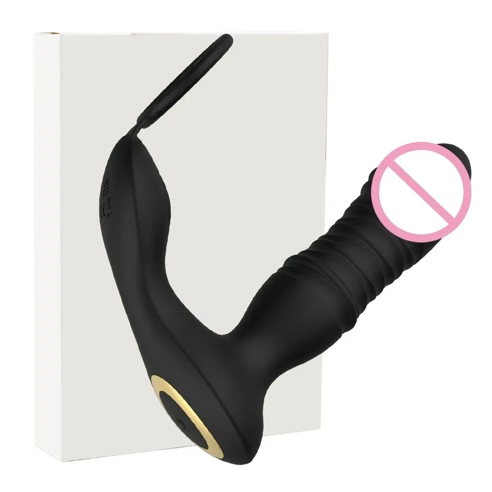 plug anal telescopique vibrant bluetooth silicone