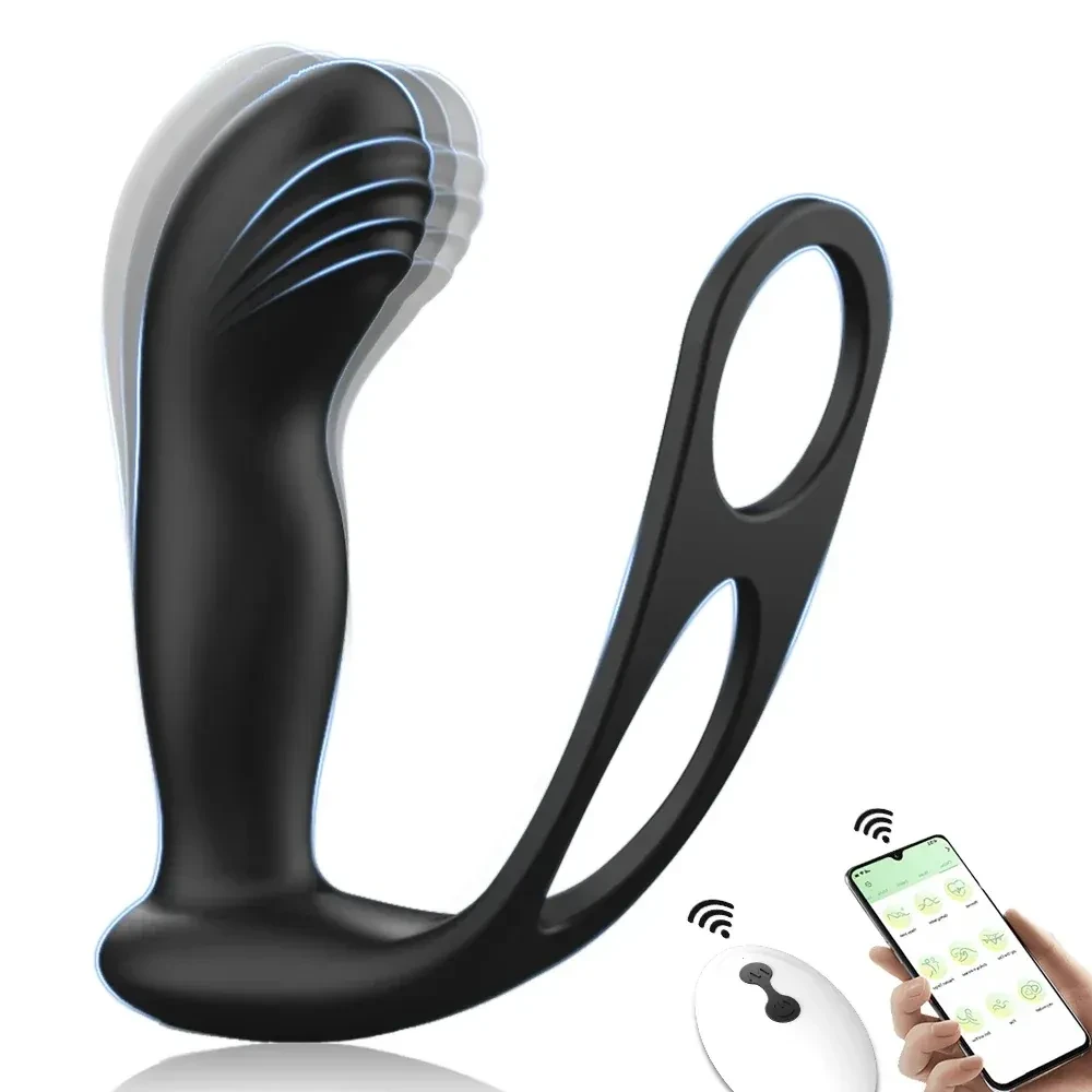 plug anal telescopique vibrant en silicone