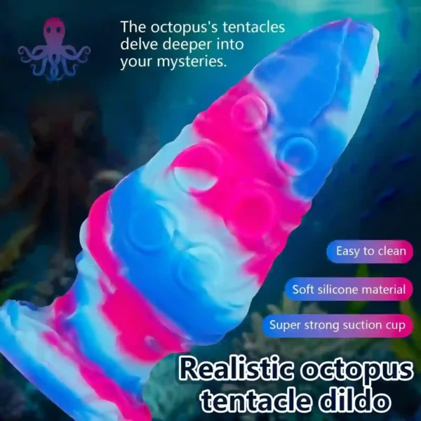 plug anal tentacule silicone ventouse anatomique