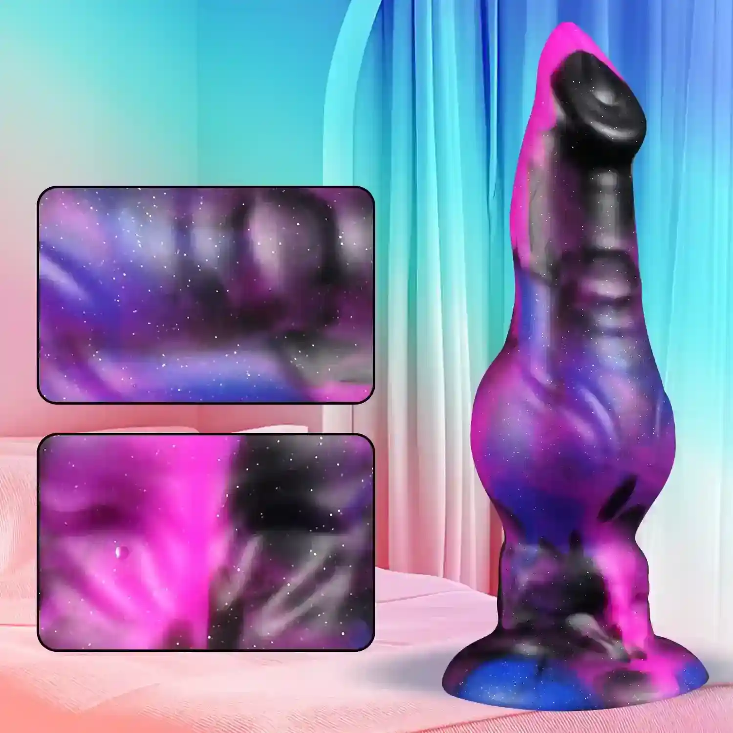 plug anal texture a ventouse silicone