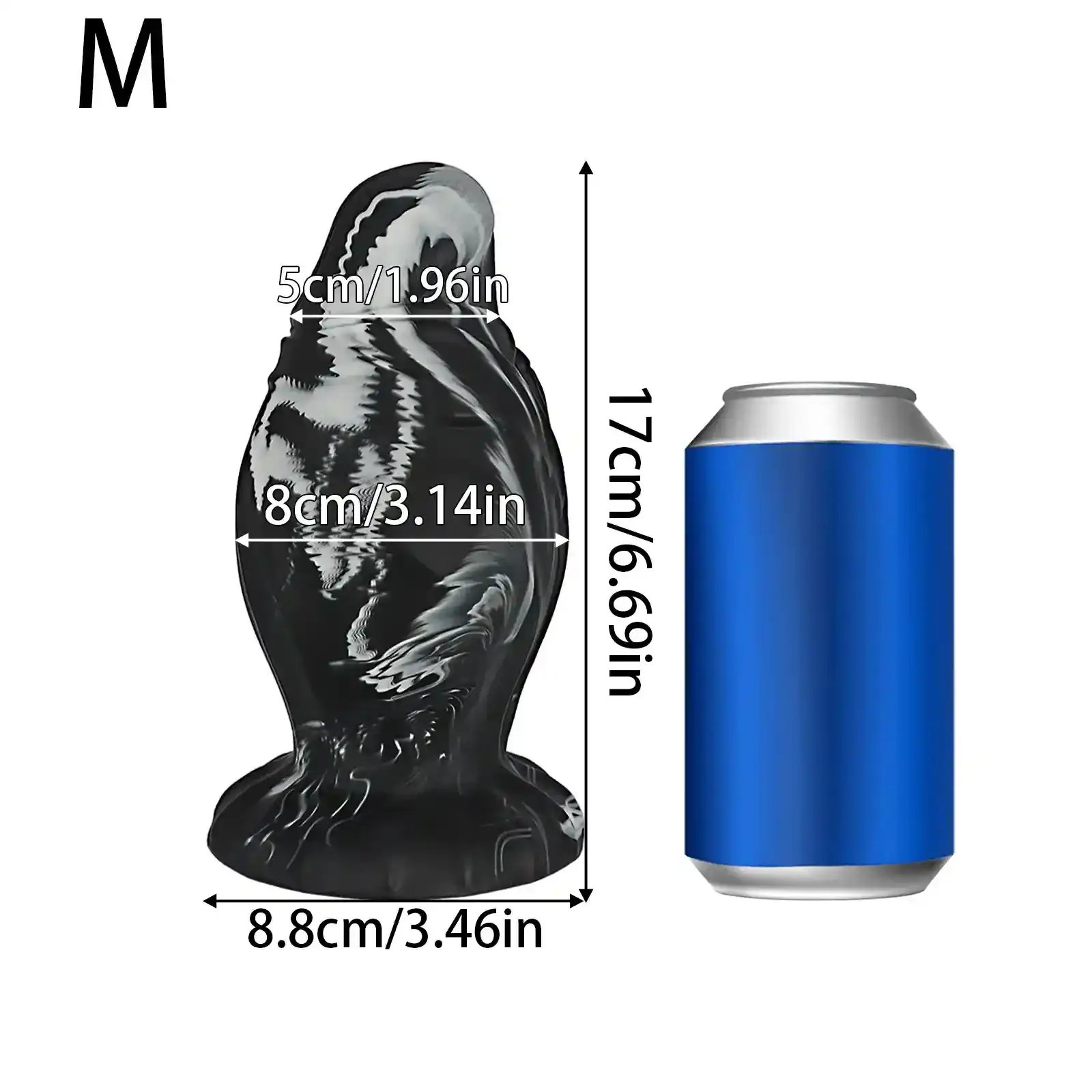 plug anal texture avec ventouse puissante 1