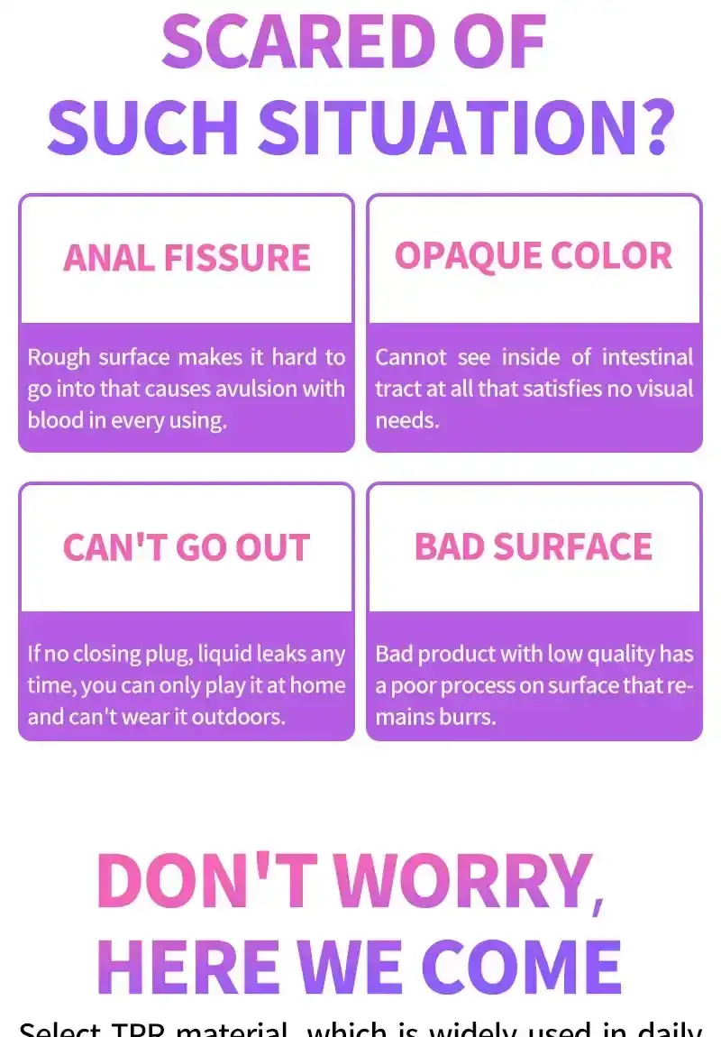 plug anal transparent pour exploration anale