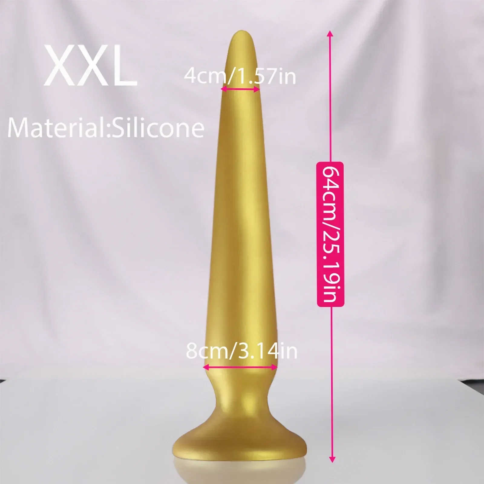 plug anal ventouse expansion silicone