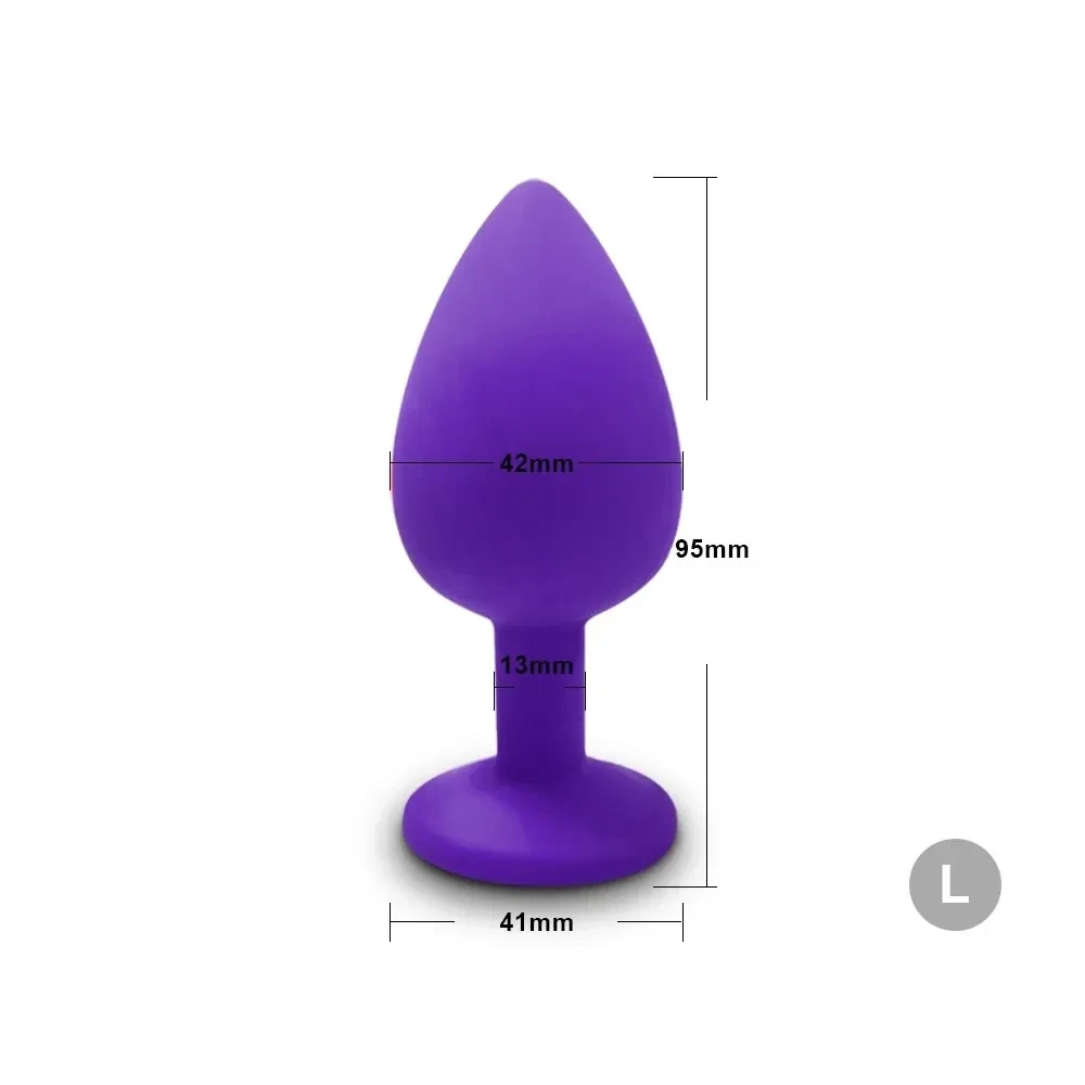 plug anal vibrant 90mm doux