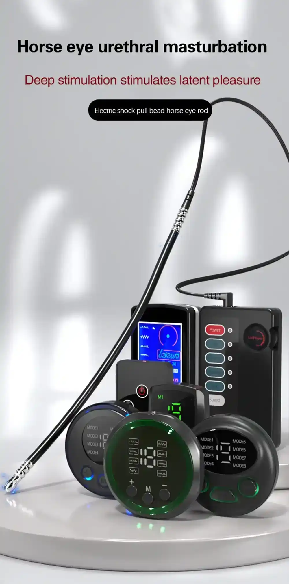 plug anal vibrant avec electrostimulation