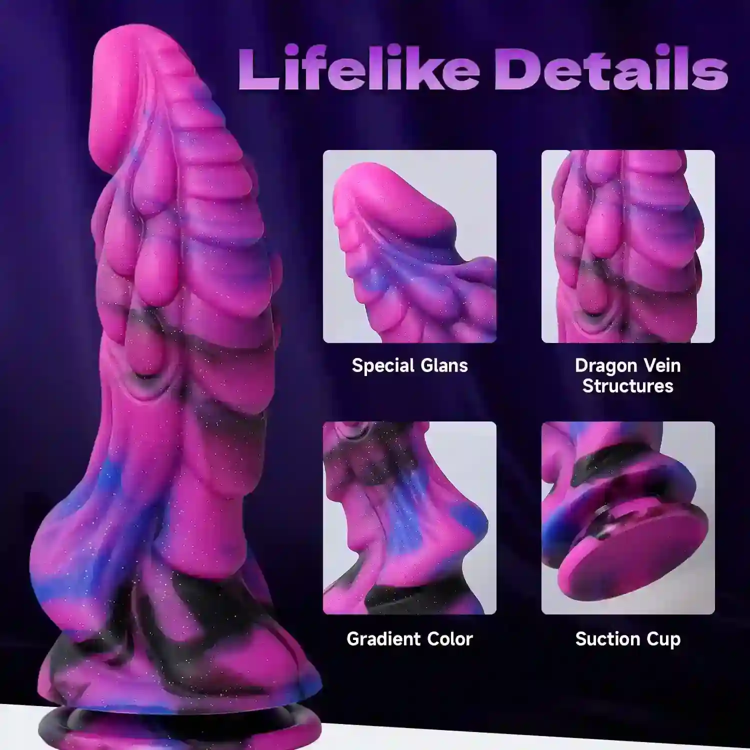 plug anal vibrant avec ventouse